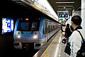 Train arriving at Sanshanjie station in 2007