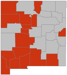 New Mexico
As of July 20, 2009:

Case(s) confirmed NewMexicoH1N1.PNG