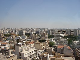 Uitzicht op Nicosia