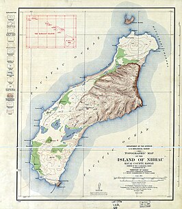 Kaart van Niihau
