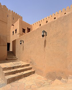 Detalhe do Forte de Nizua na província Interior, Omã. (definição 3 884 × 4 875)