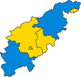 NorthamptonshireParliamentaryConstituency1910Results.svg