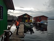 Nzulezo Canoe Transport Nzulezo Ghana's only stilt village.jpg