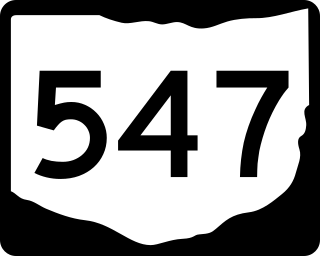 <span class="mw-page-title-main">Ohio State Route 547</span> State highway in Huron County, Ohio, US