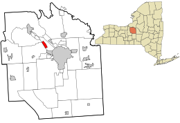 Onondaga County New York incorporated and unincorporated areas Lakeland highlighted.svg