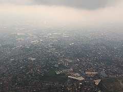 Ortigas Extension Cainta from air