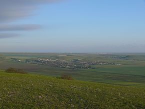 Вид на село с горы Клементьева