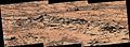 "Pink Cliffs" оголення каміння на Марсі краєвид з «К'юріосіті» (7 жовтня, 2014).