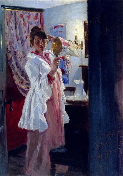 File:P S Krøyer 1889 - Interiør med Marie Krøyer.jpg