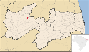 Kart over Vista Serrana