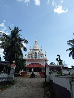 Payyavoor Town in Kerala, India