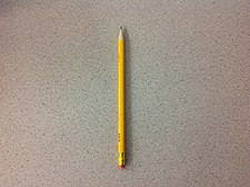 a pencil