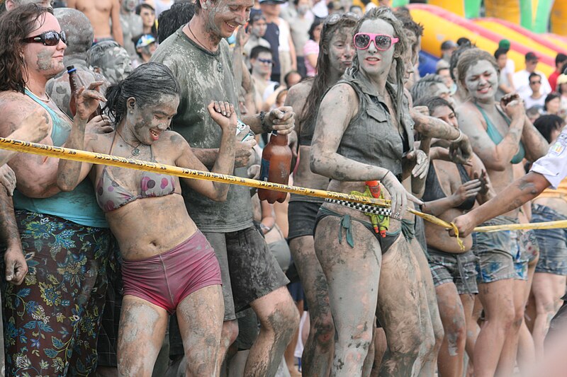 File:People at Mud Fest 2008.jpg