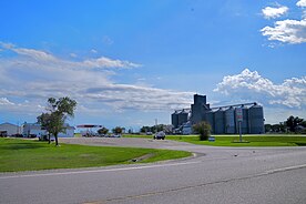 Perley, Minnesota at the intersection of US Highway 75 and Norman County Highway 39