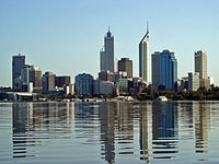 Perth se stadshorison.