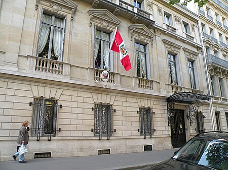 Peruvian embassy in Paris