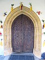 English: Portal of the parish church Saint Stephanus Deutsch: Portal der Pfarrkirche Sankt Stephanus