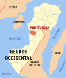 Pontevedra – Mappa