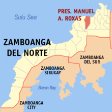 Ph locator zamboanga del norte pres. manuel a. roxas.png