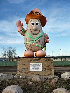 Bow Island Town in Alberta, Canada