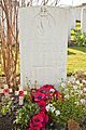 Gravestone of John Condon at the Poelcapelle British Cemetery [nl]