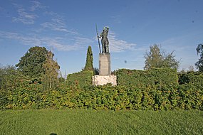 Pomník selského povstání od sochaře J. Obrovského v Chlumci nad Cidlinou
