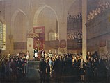 Emanuel Thelning 1812 valmistuneessa Porvoon valtiopäivämaalauksessa on Pehr Kolckars katsottuna oikeallapuolella valaistun seinäpylvään edessä, hänellä on kaulassaan lähetyskunnan mitali. Maalausta säilytetään Porvoon tuomiokapitulin talossa.[23]