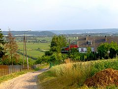 Pradolina Redy-Łeby, widok z Mrzezina