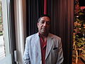 Prem Radhakishun after a recording of an episode of "De Wereld Draaid Door"