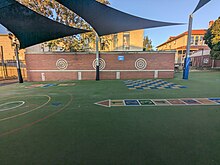 School Playground Wall