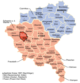 Kreis Neutomischel 1887–1919 Prussian district
