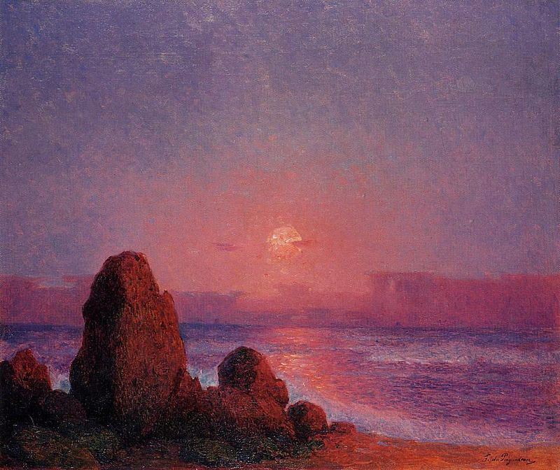 File:Puigaudeau, Ferdinand du - Sunset of the Breton Coast.jpeg