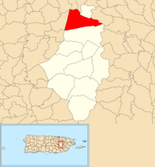 Barrio Rio Canas in Caguas Rio Canas, Caguas, Puerto Rico locator map.png