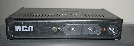 A digital TV converter box