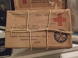 British Red Cross parcel from the First World War Red Cross Parcel.jpg