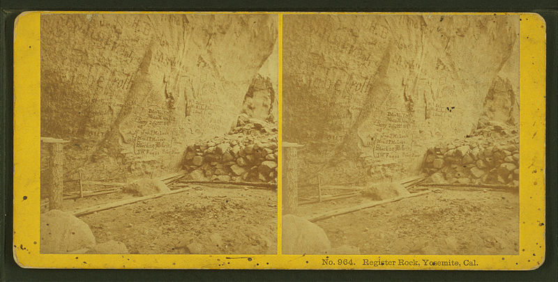 File:Register Rock, Yosemite, Cal, by Kilburn Brothers.jpg