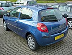 Renault Clio III Phase I Dreitürer 2 1.2 16V Heck.JPG