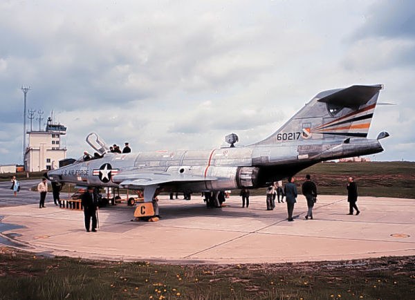 McDonnell RF-101F-56-MC Voodoo 56-0217 at Laon Air Base France, 1959