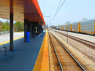 <span class="mw-page-title-main">Richton Park station</span> Commuter rail station in Richton Park, Illinois