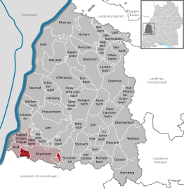 Kaart van Ringsheim
