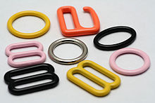 Metal Slider Hooks - stop slipping straps - Bra-Makers Supply