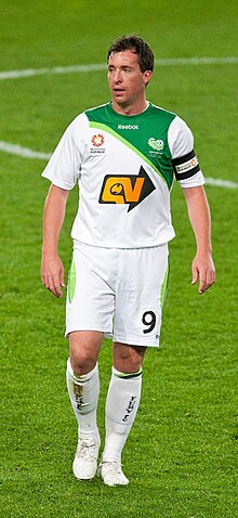 Robbie Fowler was the inaugural captain of North Queensland Fury. Robbie Fowler-Fury.jpg