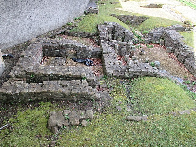 Roman bath house on Castle Hill