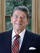 President Ronald Reagan uit Californië Republikeinse Partij