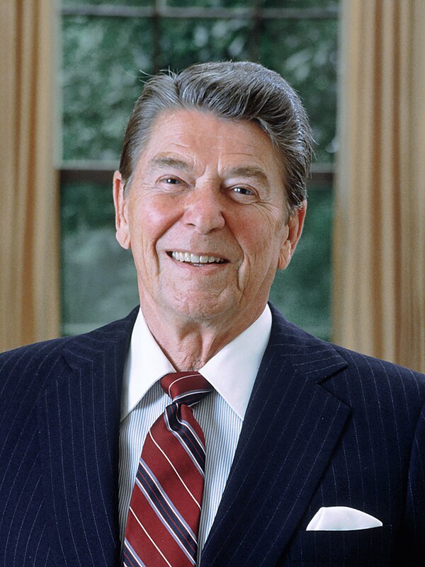 The incumbent in 1988, Ronald Reagan. His second term expired at noon on January 20, 1989.