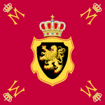 Royal Standard of Queen Mathilde used from 2013 to present