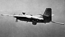 A Grumman S2F-1 Tracker (BuNo 136716) from VS-38 in flight in 1959. S2F-1 Tracker from VS-38 in flight in 1959.jpg