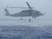 SH-60B Seahawk helicopter SAR jumps 2008