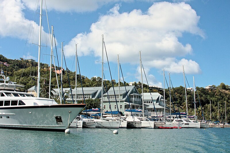 File:Sailing Yachts, Marigot Bay, St Lucia.jpg