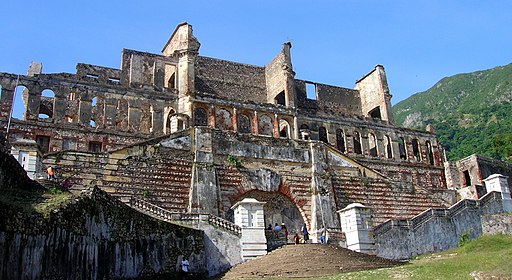 Sans-Souci Palace front  (UNESCO-Weltkulturerbe in Haiti)